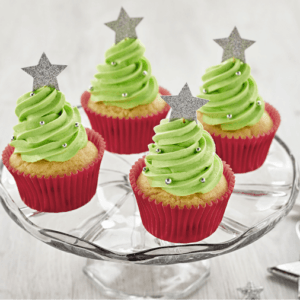 Christmas Tree Cupcakes