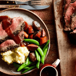 Herb Crusted Topside Roast