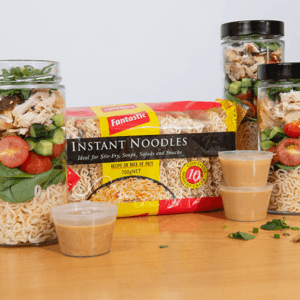 Chicken Noodle Salad Jar