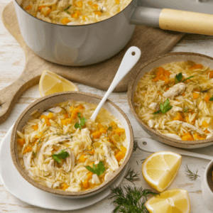 Chicken and Risoni Soup