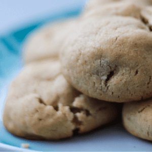 Chocolate Nougat Peanut Butter Cookies