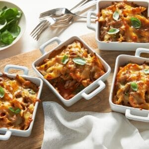 Creamy Tomato and Tuna Pasta Bake