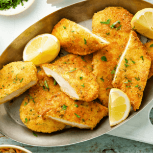 Polenta and Parmesan Schnitzel